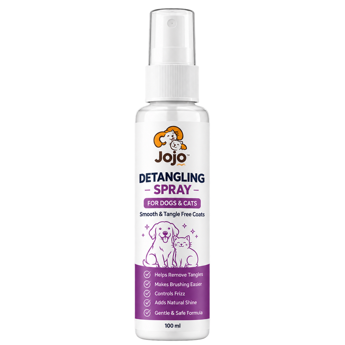Detangling Spray for Dogs & Cats – Smooth & Easy Grooming | 100 ml