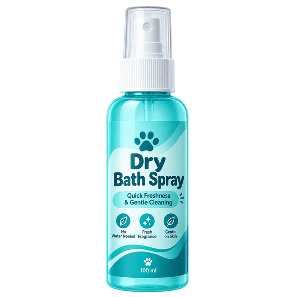 Dry Bath Spray for Dogs & Cats – Quick Freshness & Gentle Cleaning | 100 ml